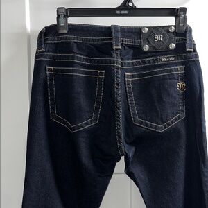 34” inseam. Miss Me Mid-rise Bootcut Jeans